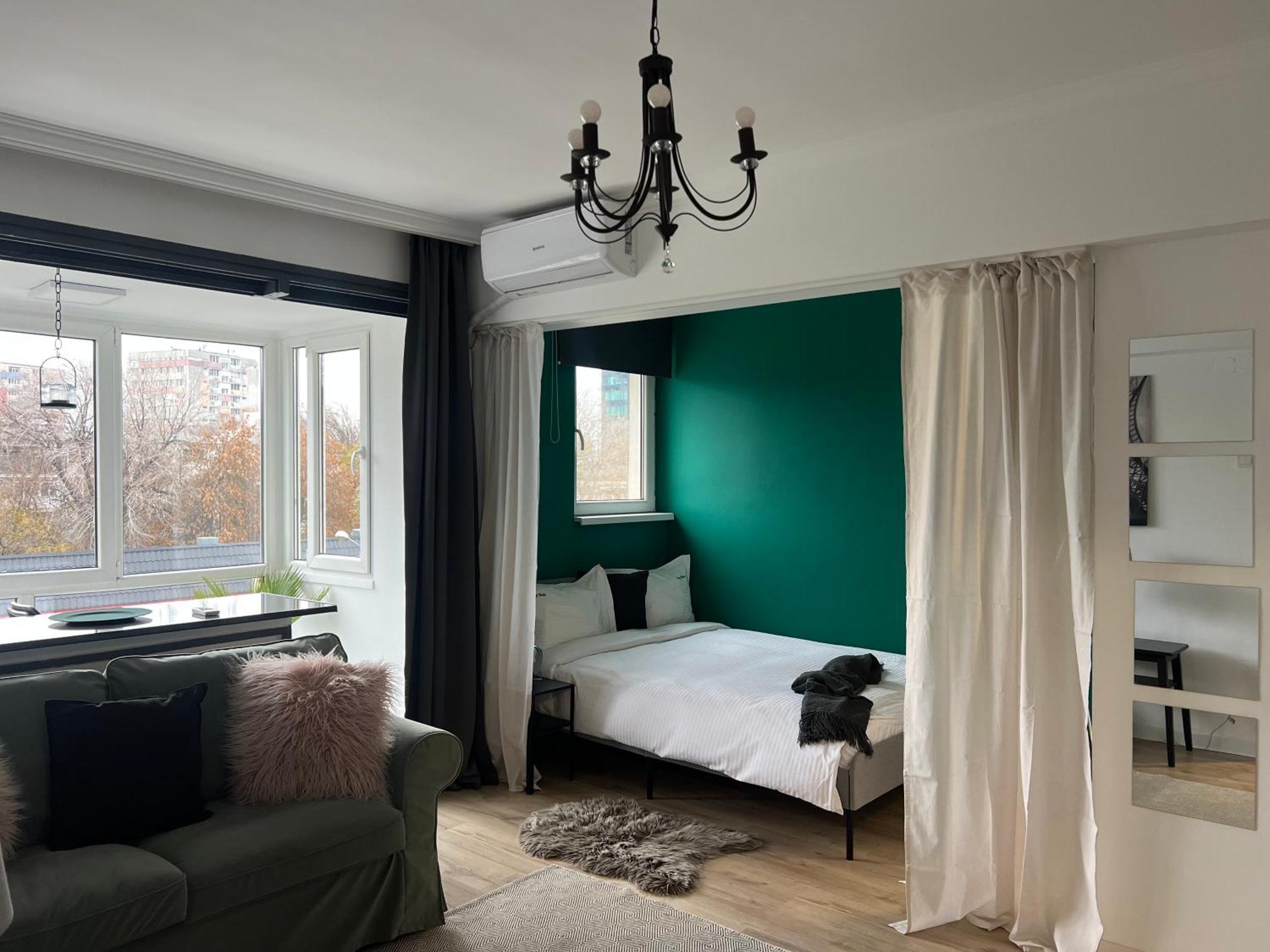 Cosy Studio Floreasca Bukares Bagian luar foto