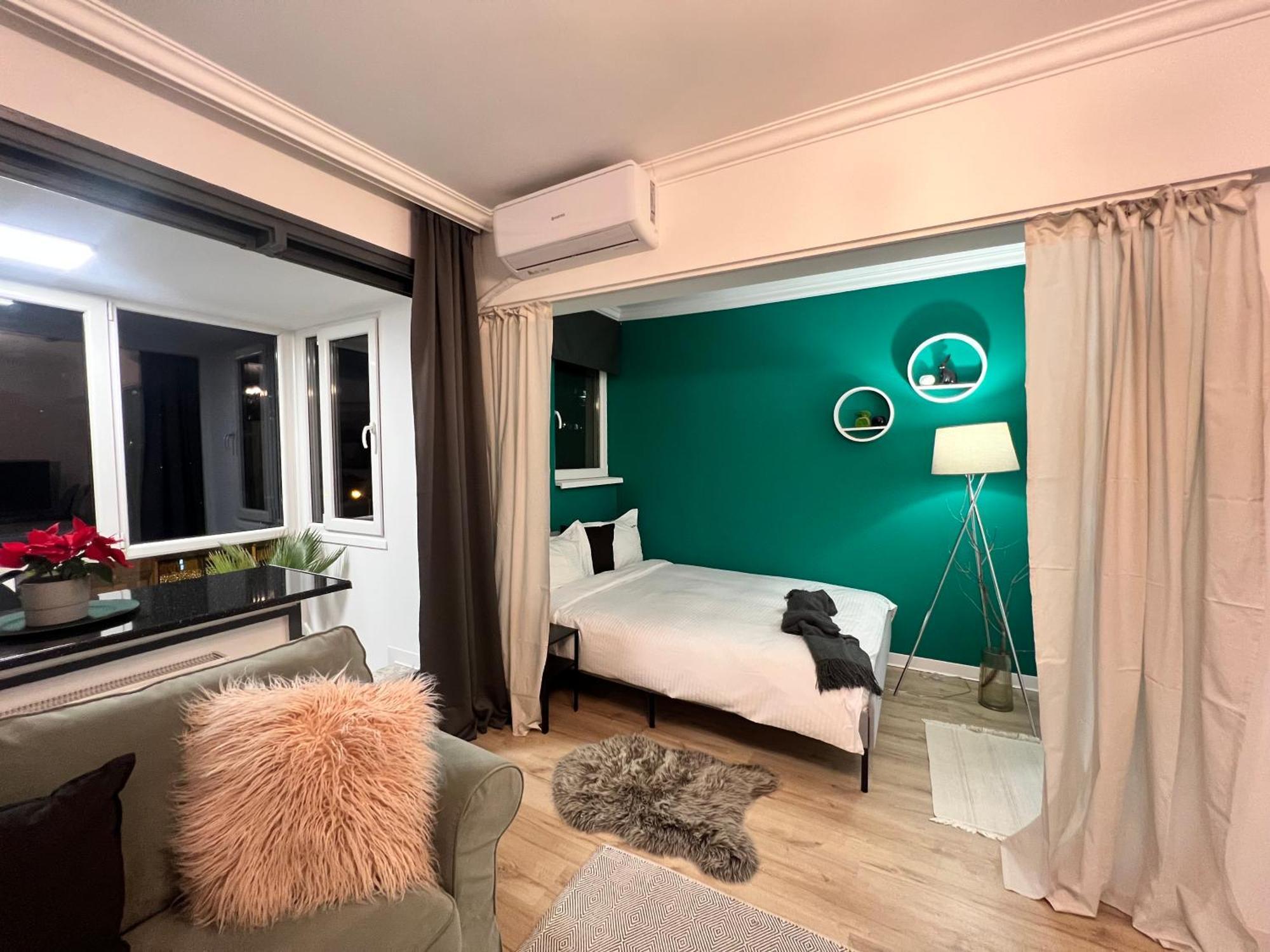 Cosy Studio Floreasca Bukares Bagian luar foto