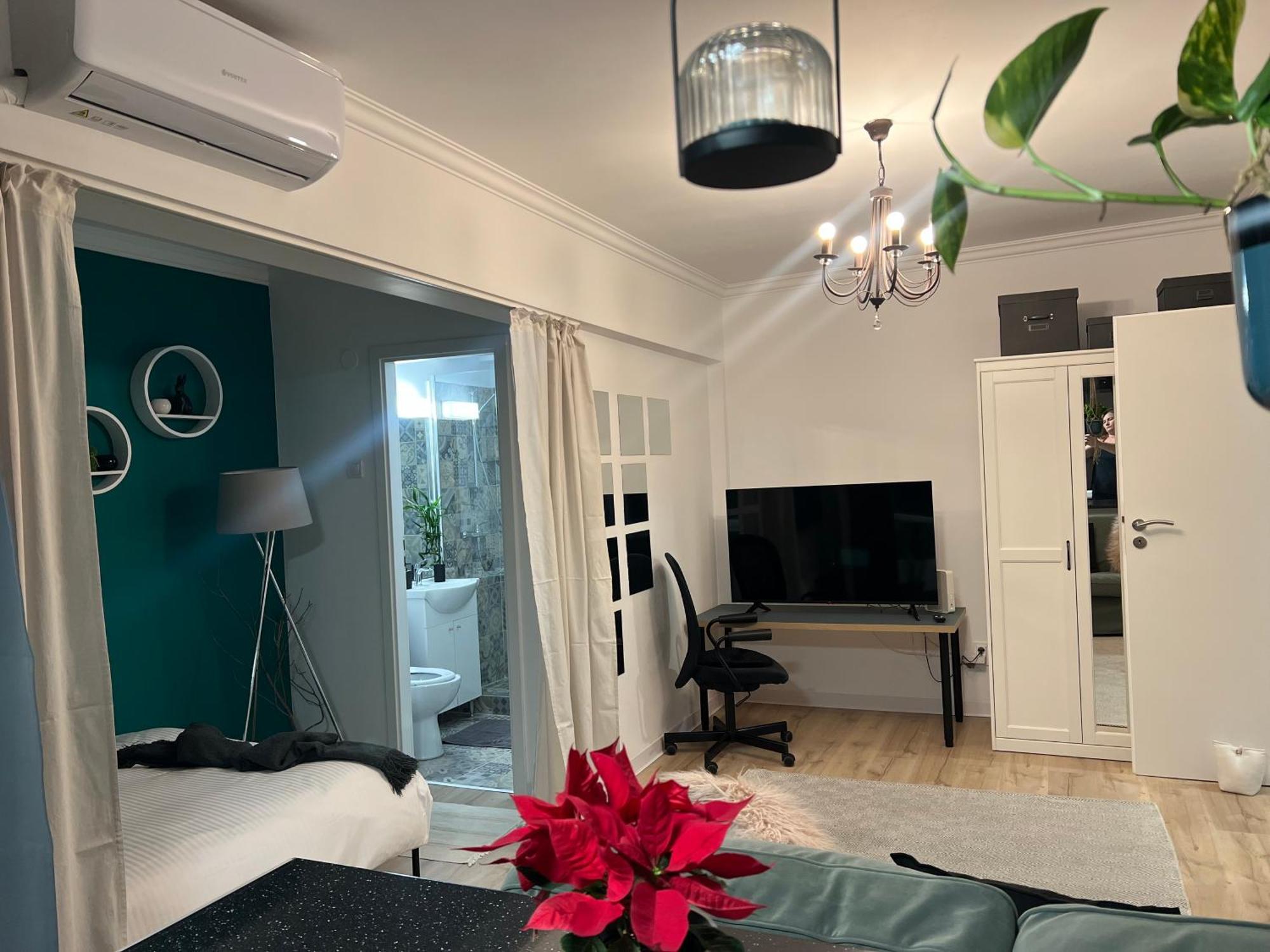 Cosy Studio Floreasca Bukares Bagian luar foto