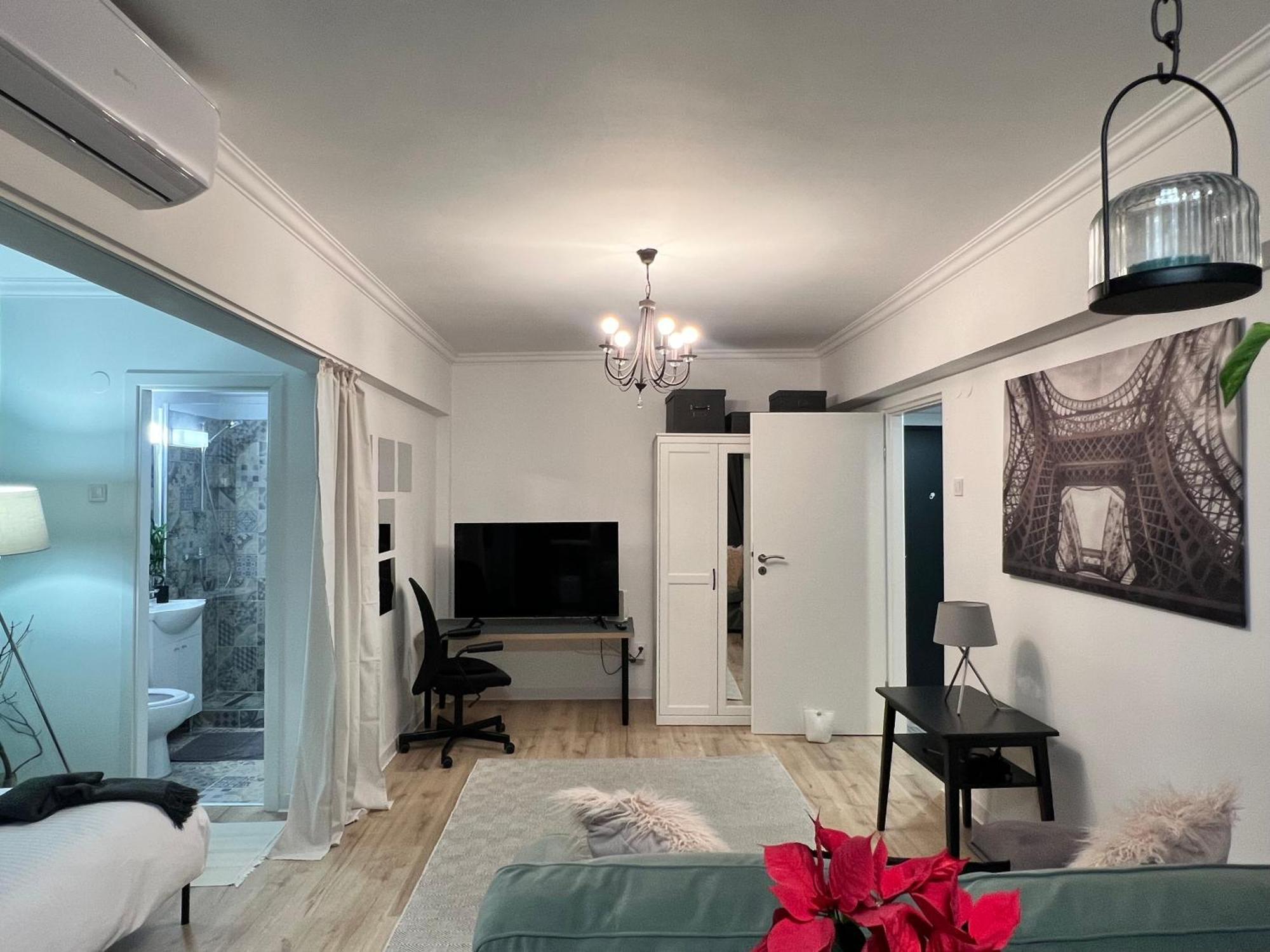 Cosy Studio Floreasca Bukares Bagian luar foto
